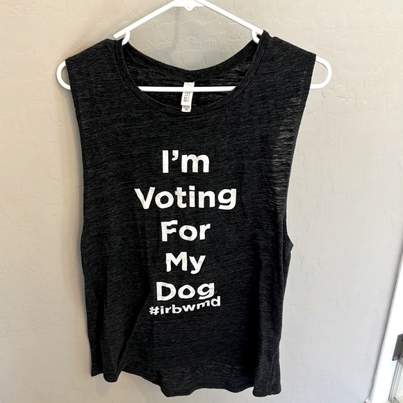 I’d rather be with my dog Tops - - I’m Voting for My dog 2XL XXL